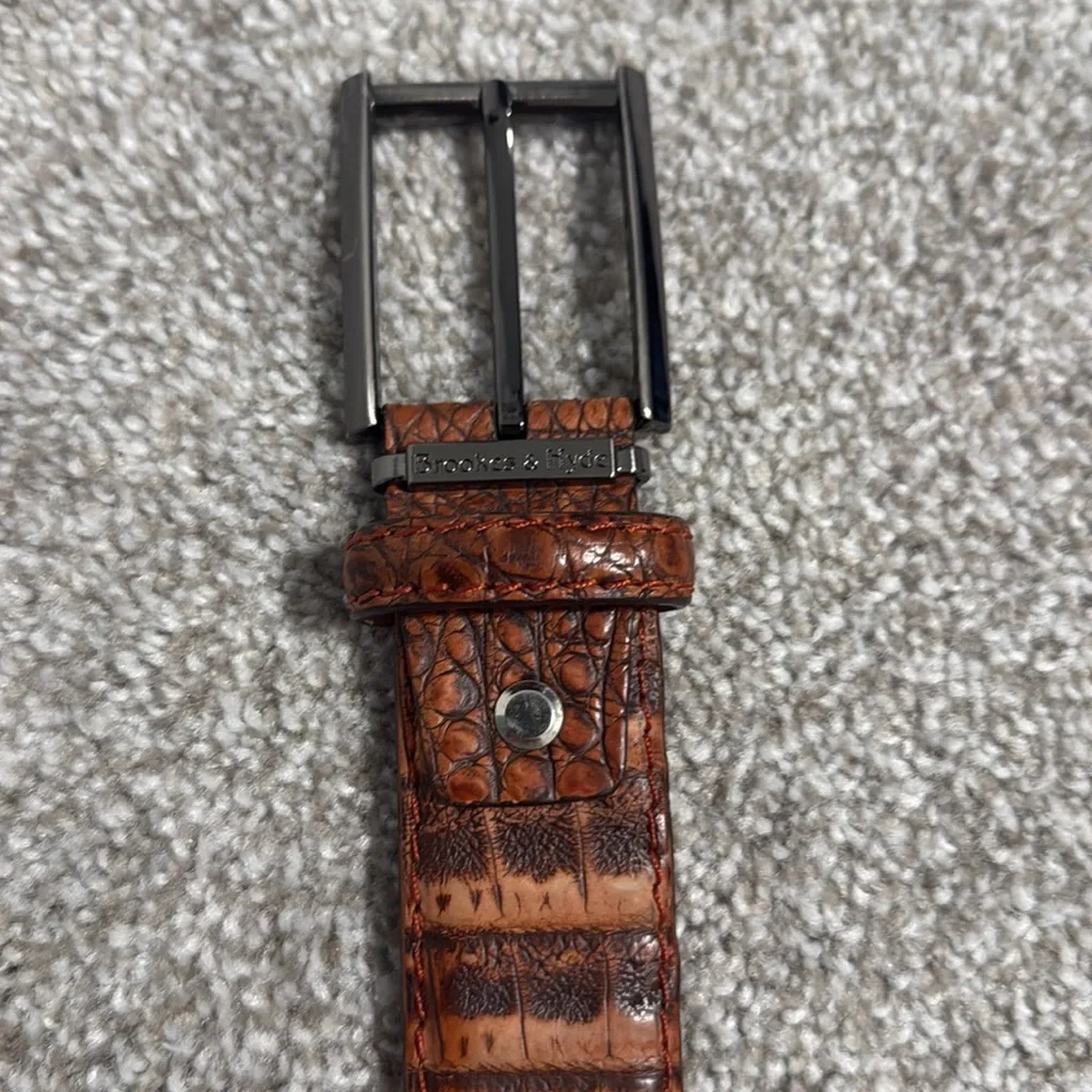 Brooks & Hyde Genuine Alligator belt